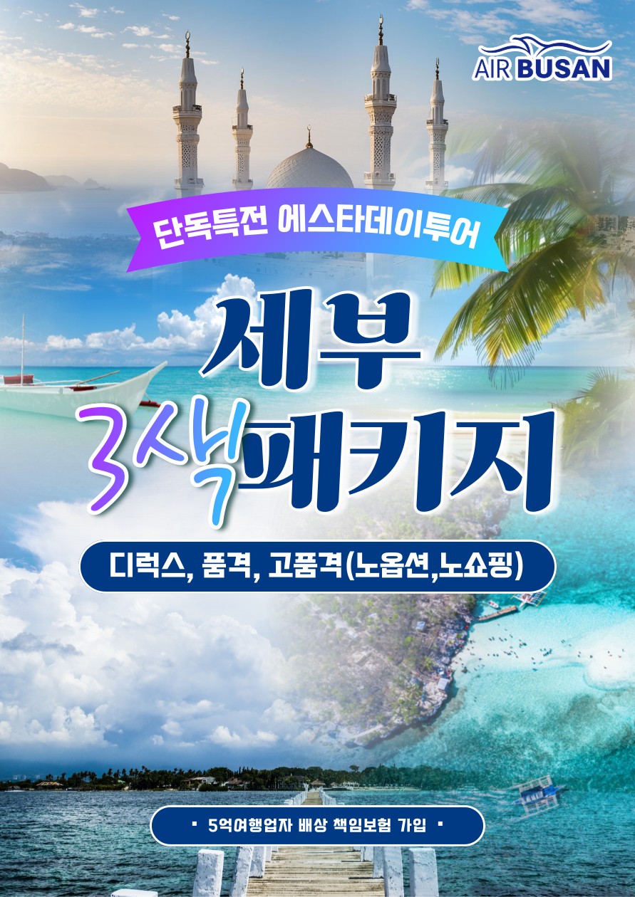 세부3색 3박5일 패키지